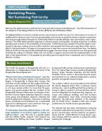 Policy brief Sustaining peace snip