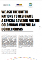 Call for a Special Advisor for the Colombian-Venezuelan Border Crisis