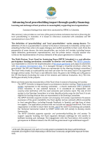 Cover Financing Local Peacebuilding Summary Note Colombia