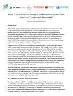 Cover of summary note when crisis is the norm