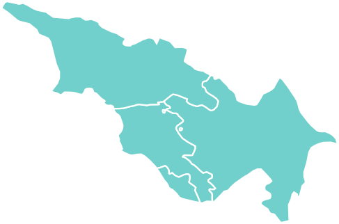 Map of Caucasus