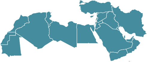 Map of Middle East & North Africa
