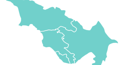 Map of Caucasus