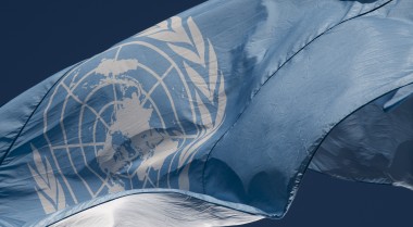 UN photo flag