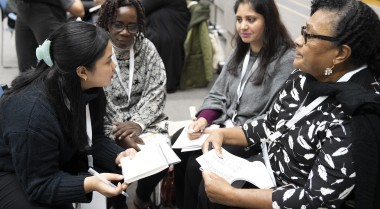 Women peacebuilders at ISG